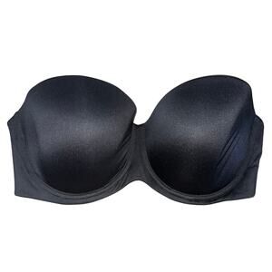 Calvin Klein Bra Womens 38D Black Strapless Underwire